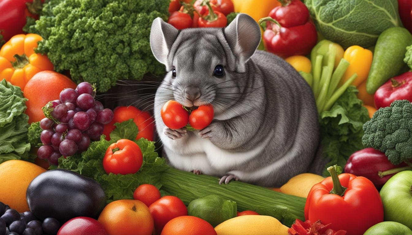 chinchilla fruit et légume