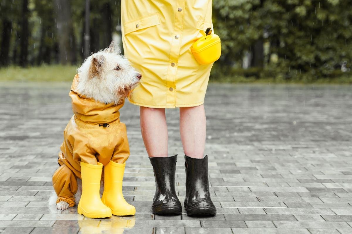 veste de pluie pour chien