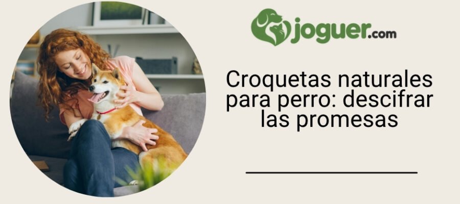 Croquetas naturales para perro: descifrar las promesas